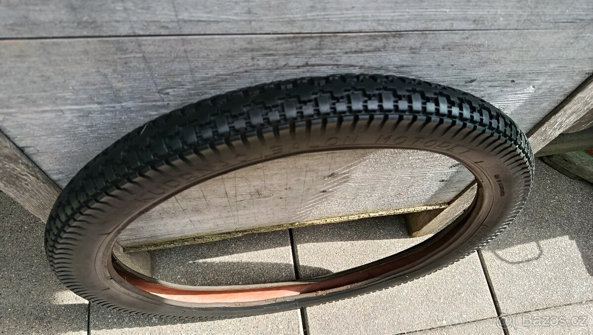 KUDRNÁČ BALON MOTORET 2,25-19 originál motopneu - 6
