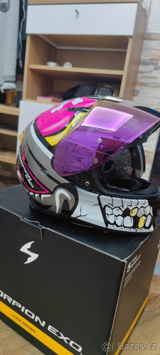 Integ. helma Scorpion EXO 491 Pirate vel. M - 6