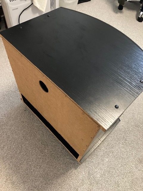 TV stolek na kolečkách - černý se sklem - 6