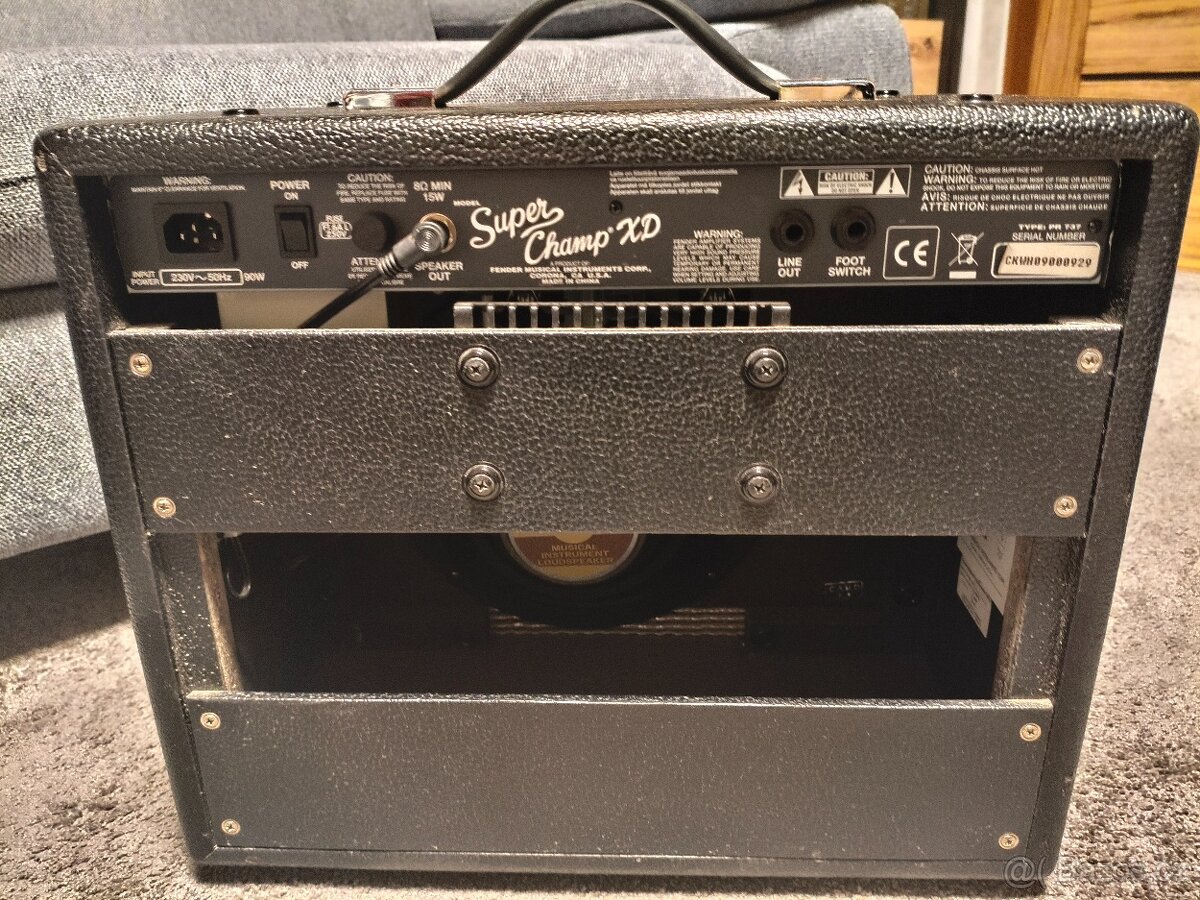 Fender Super Champ XD – Lampové kombo s DSP (15W) - 6