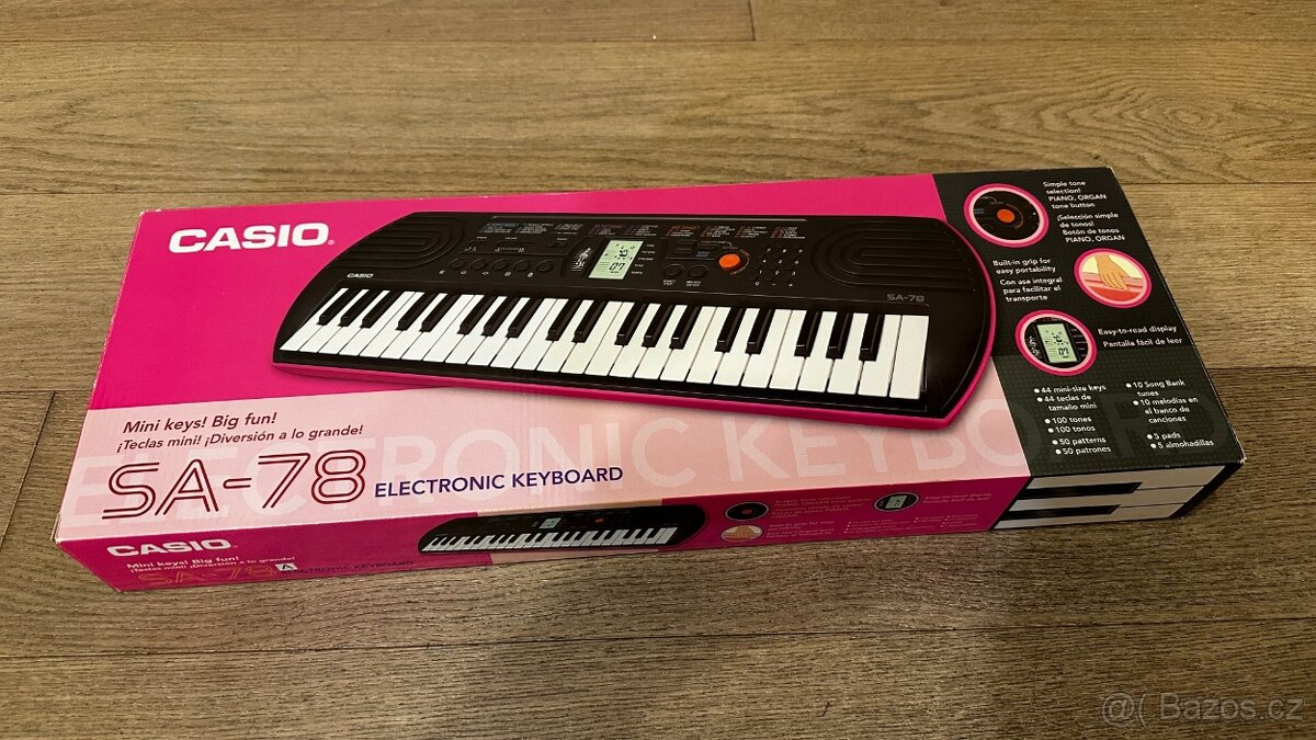 Klávesy Casio SA-78 - 6