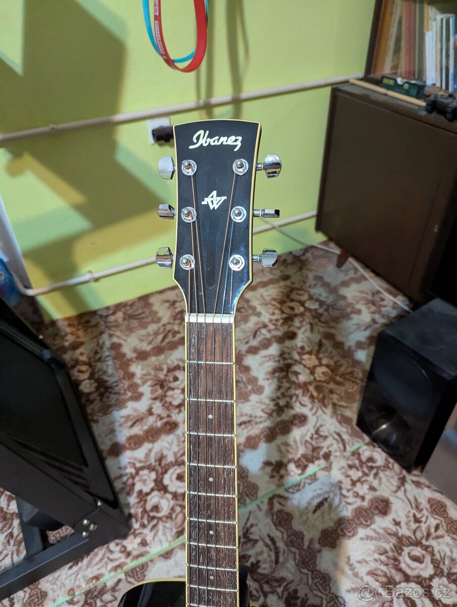 Ibanez Artwood AW70ECE-BK elektroakustická kytara – Solid To - 6