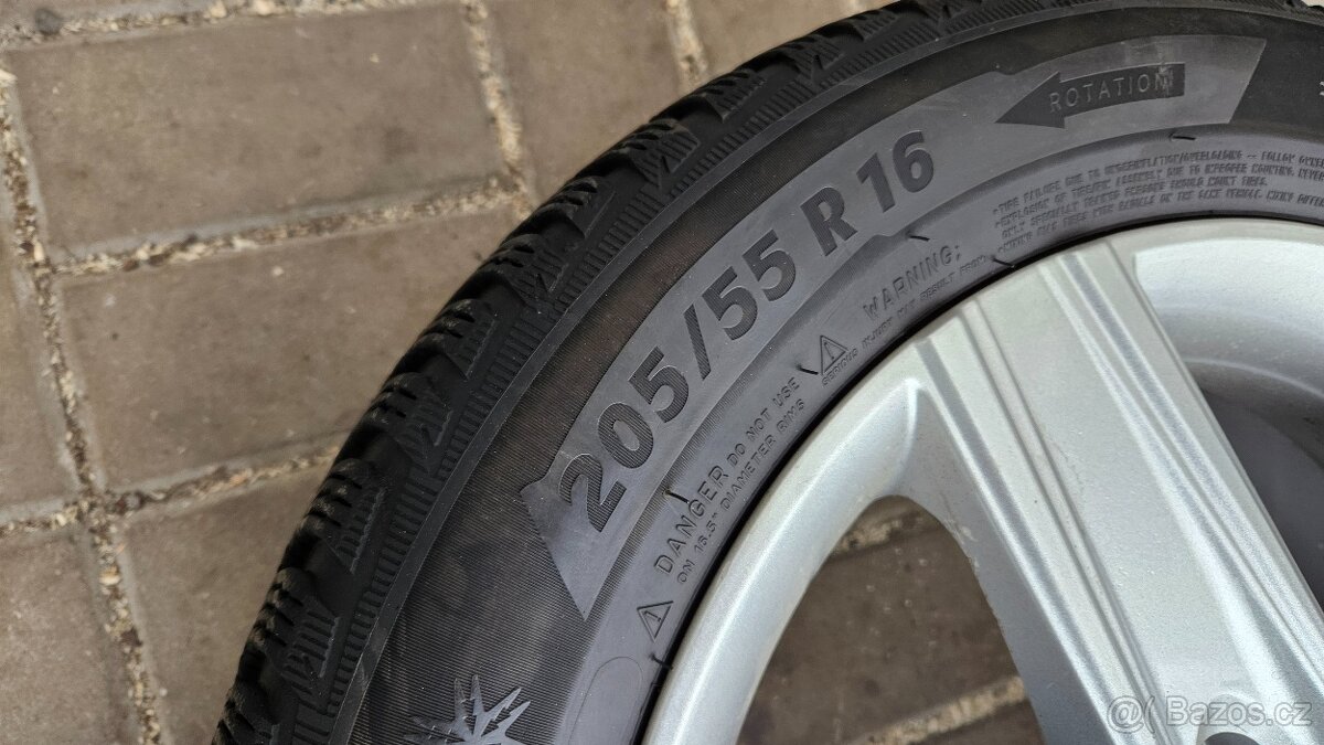 Zimní Sada Alu 5x112 205/55 R16 Michelin - 6