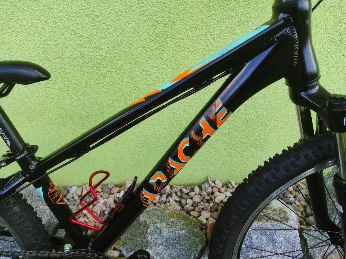 Značkové dětské kolo APACHE TAURI 24" (černá) - 6