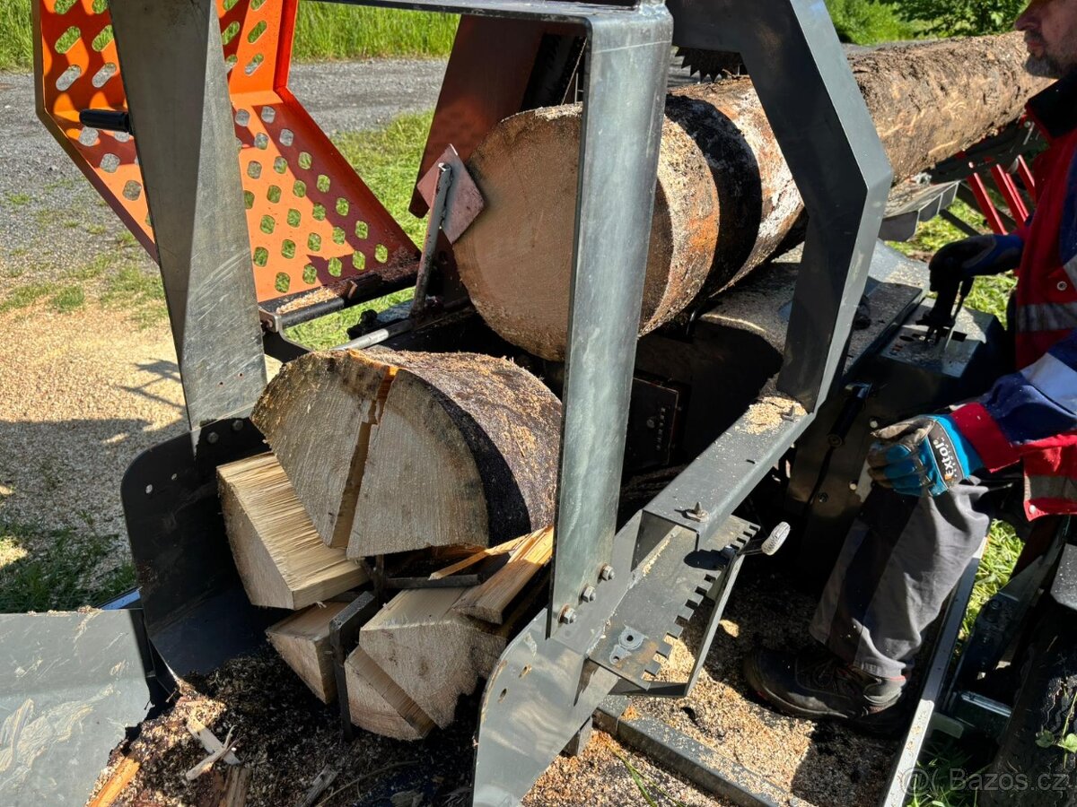 Zpracování palivového dřeva Štípání dřeva - 6