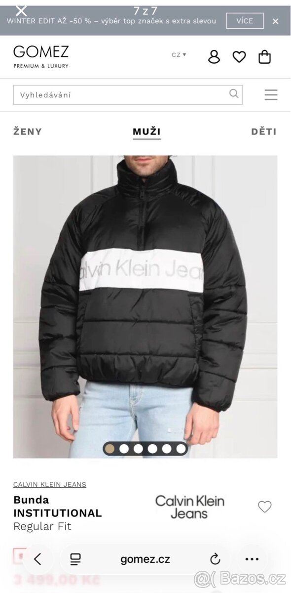 Calvin Klein Bunda INSTITUTIONAL - 6