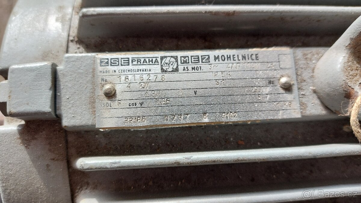 ELEKTROMOTOR, 3 ks, výroba Mohelnice - 6