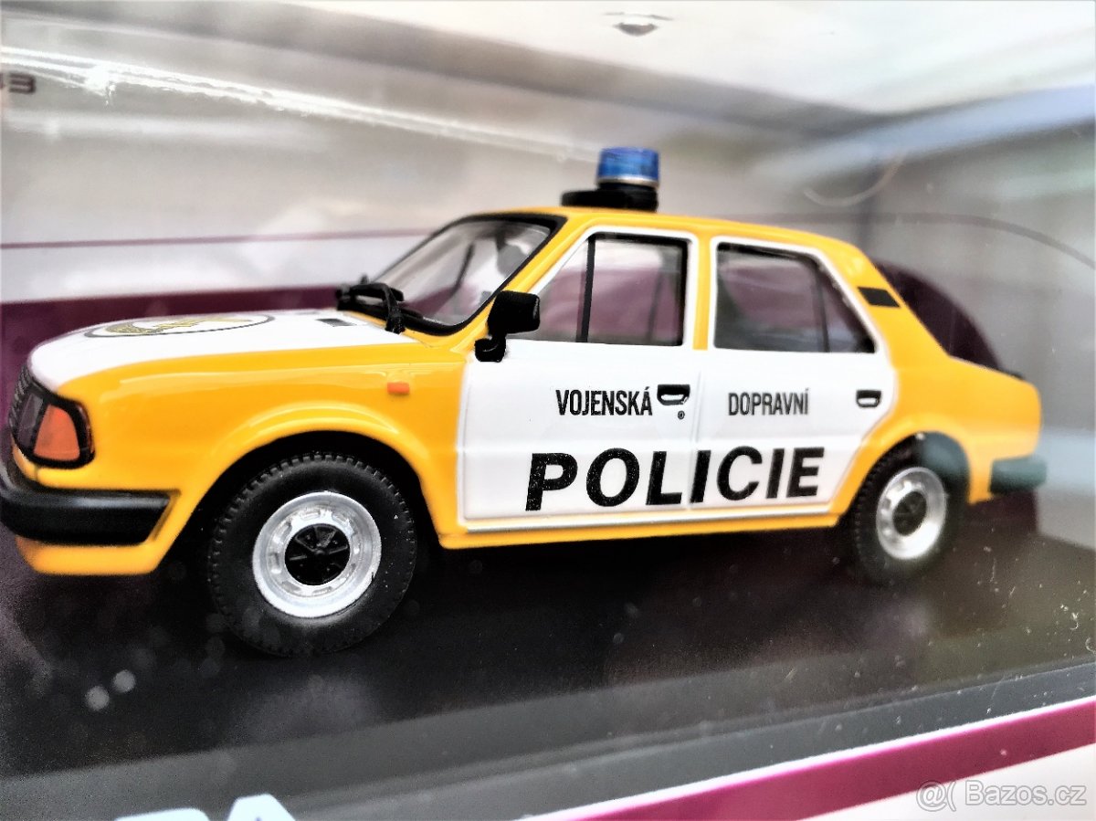 Model ŠKODA 120L/M "VOJENSKÁ DOPRAVNÍ POLICIE" Abrex 1/43 - 6