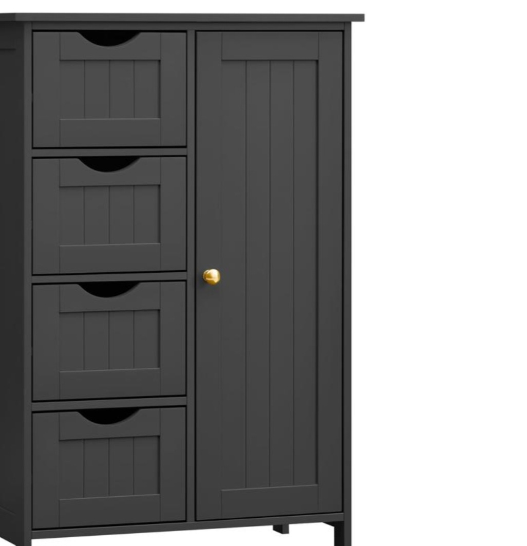 Černá mat skříňka - 6