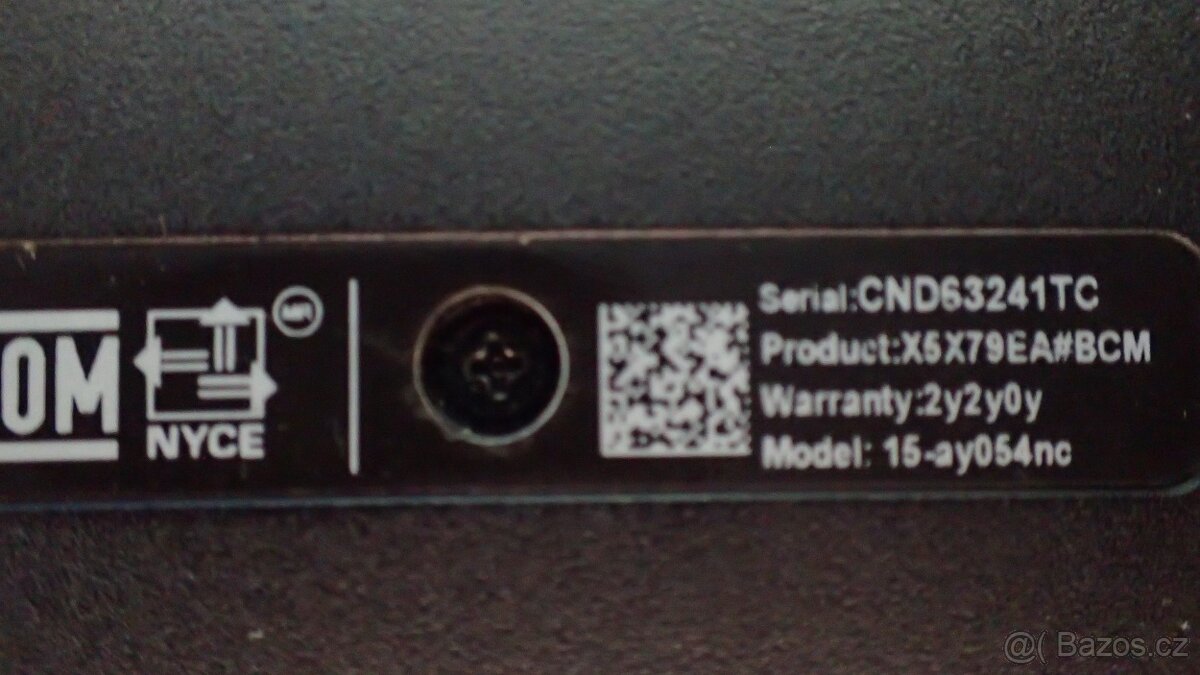 Notebook HP s W10 - 6