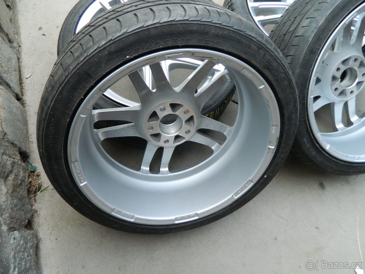 kola 5x112 r18+letní pneu - 6