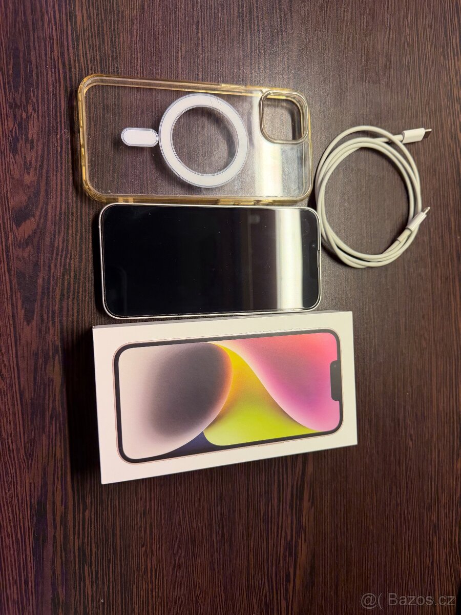 Prodám iphone 14, 128 gb v bílé barvě - 6