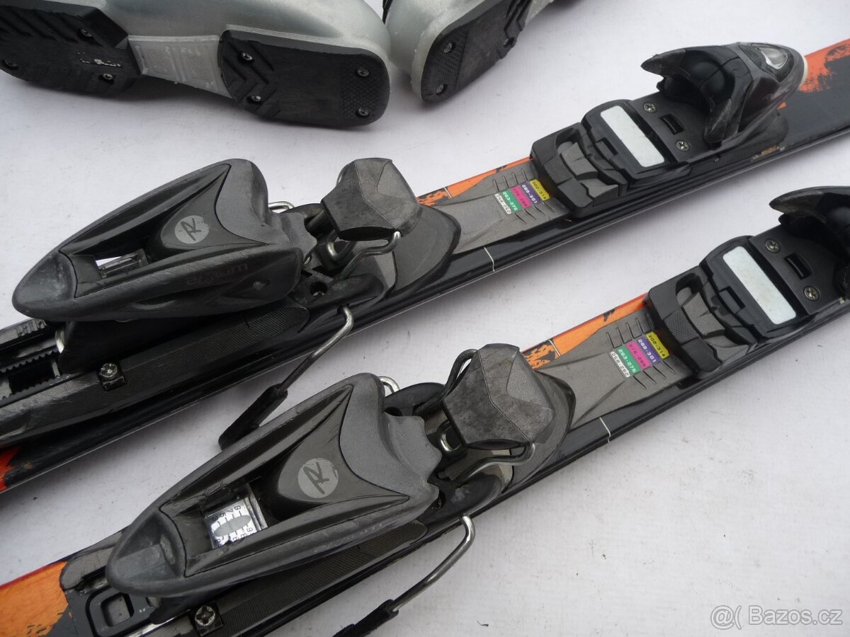91. Lyže ROSSIGNOL - 130 cm + boty NORDICA 37 eu - set - 6