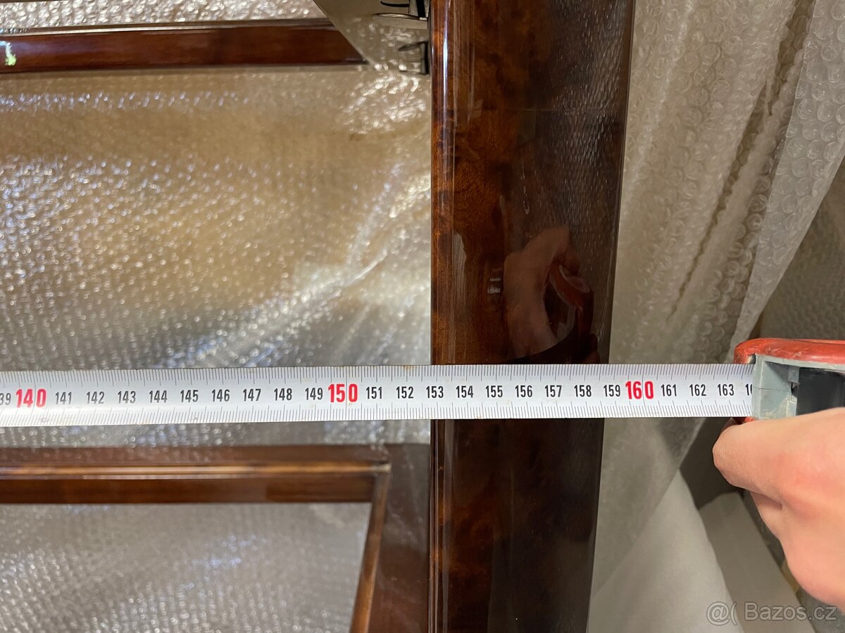 Art Deco vitrína/knihovna 2ks - 6