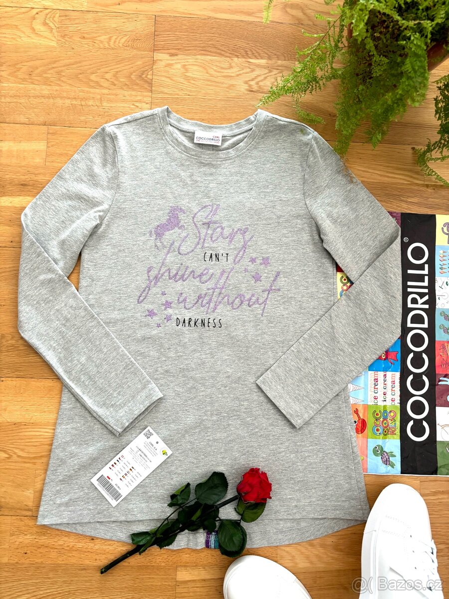 COCCODRILLO krásné tričko tunika 146 - 6