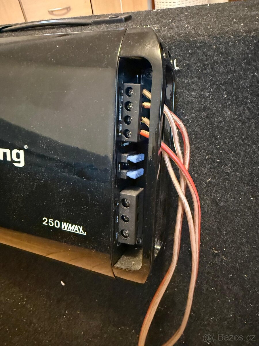 subwoofer a zesilovač do auta 250 Watt - 6