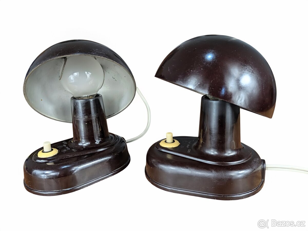 Funkcionalistická bakelitová lampička - Elektrosvit - 6