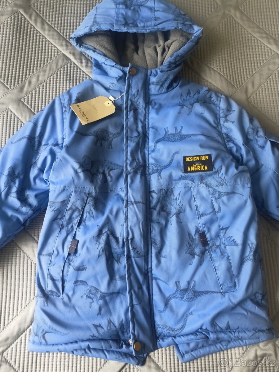 Nová dětská zimní bunda parka, vel.128 - 6