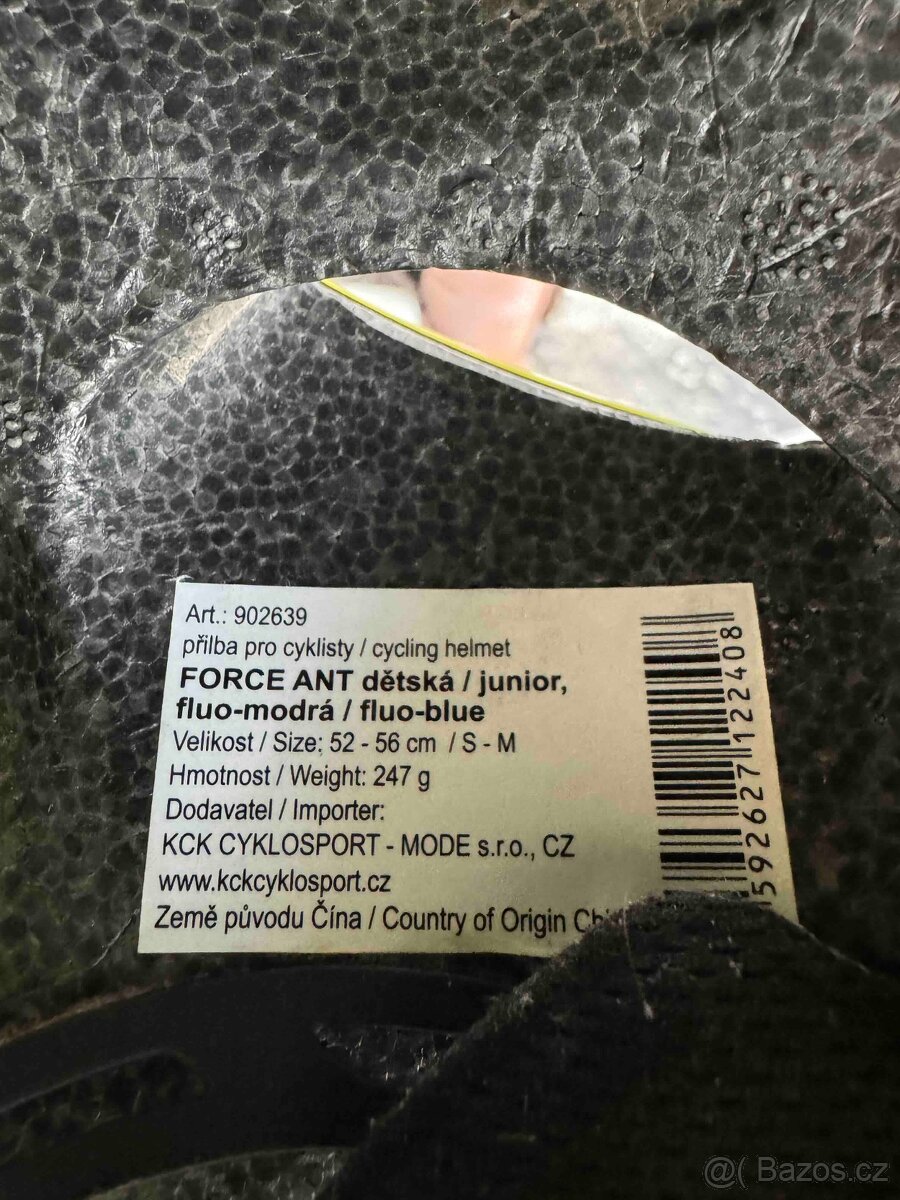 Chlapecká cyklo přilba Force ANT - 6