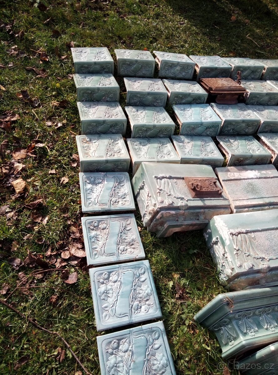 Rozebraná kachlová kamna - 6