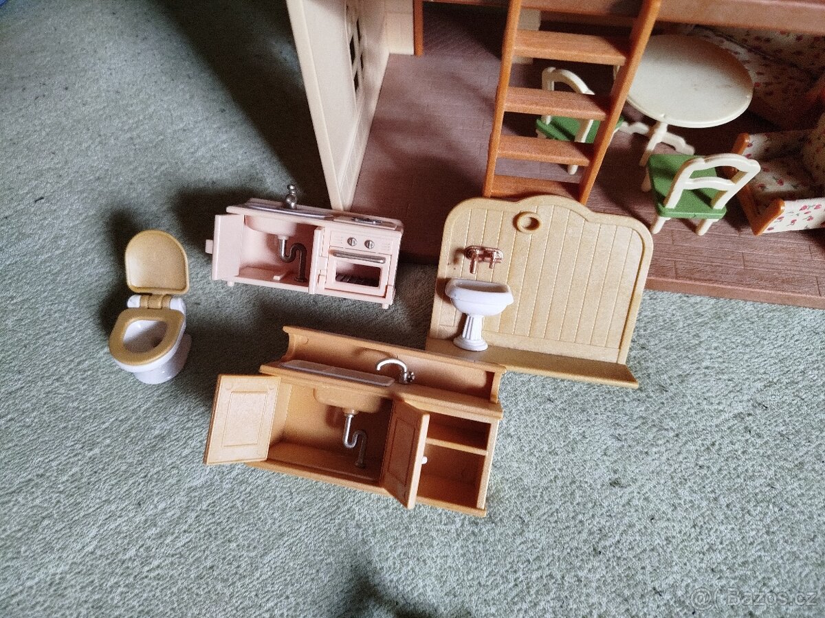 Velký domeček 40 cm+vybavení - 6