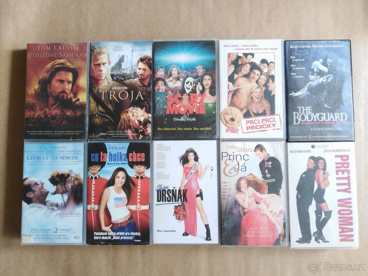 VHS kazety original mix - 1 kus = 70Kč - 6