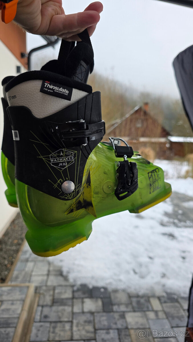 dětské/jiniorské lyžáky WAYMAKER JR 2, green/black 18/18,5 - 6