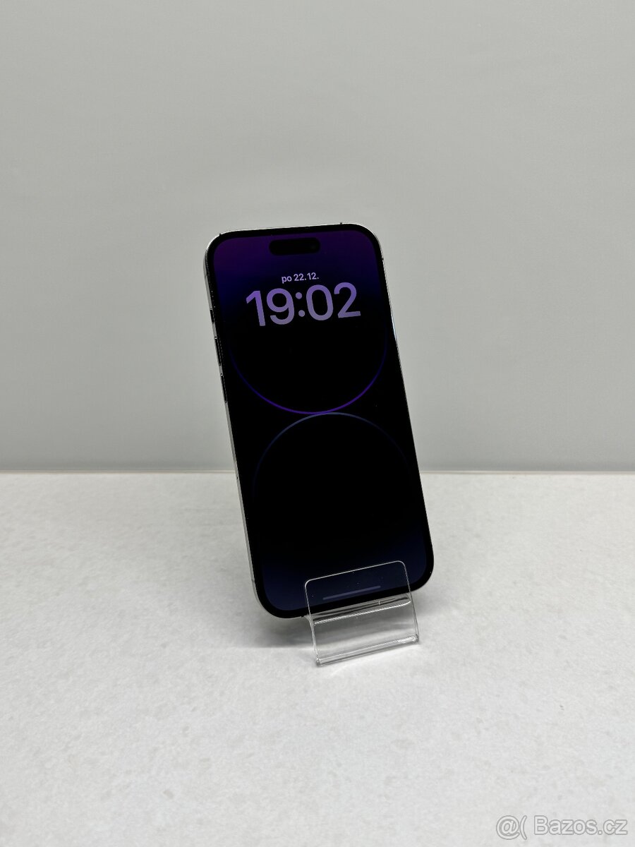 APPLE IPHONE 14 PRO 128GB FIALOVÝ-100% BATERIE-ZÁRUKA - 6