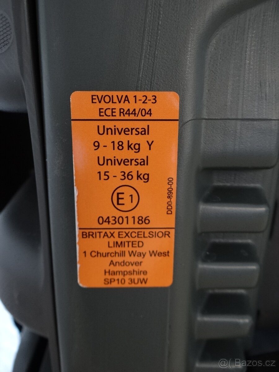 Dětská autosedačka Britax Romer EVOLVA 1-2-3 - 6
