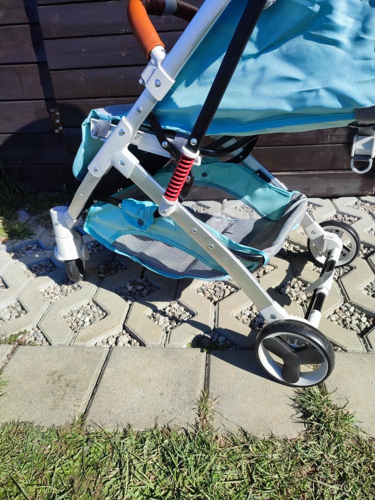 Nový sportovní kočárek (šedo-zelený) - 6