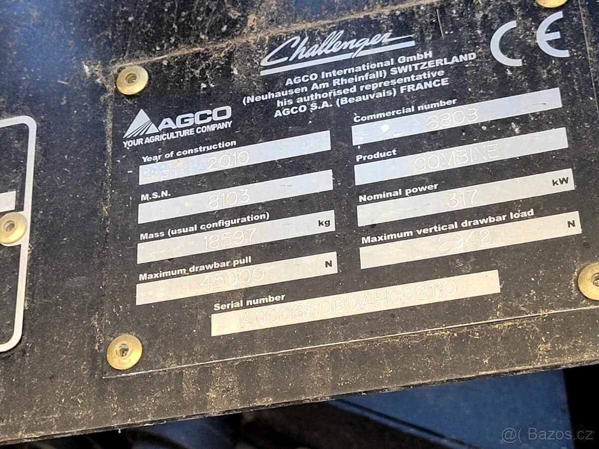 Kombajn Challenger 680B - 6