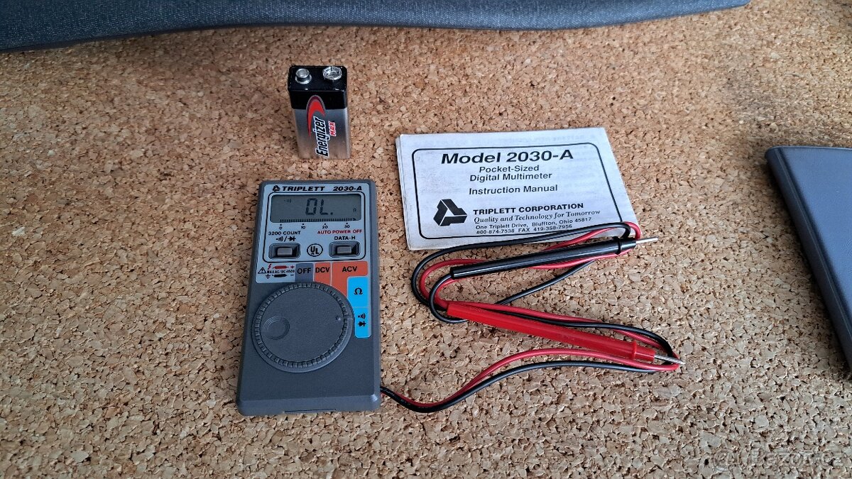Kapesní sbírkový multimetr Triplett 2030-A - 6