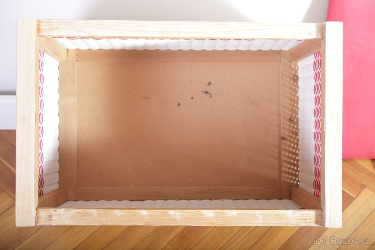 Retro bedna krabice koš na prádlo 2ks - 6