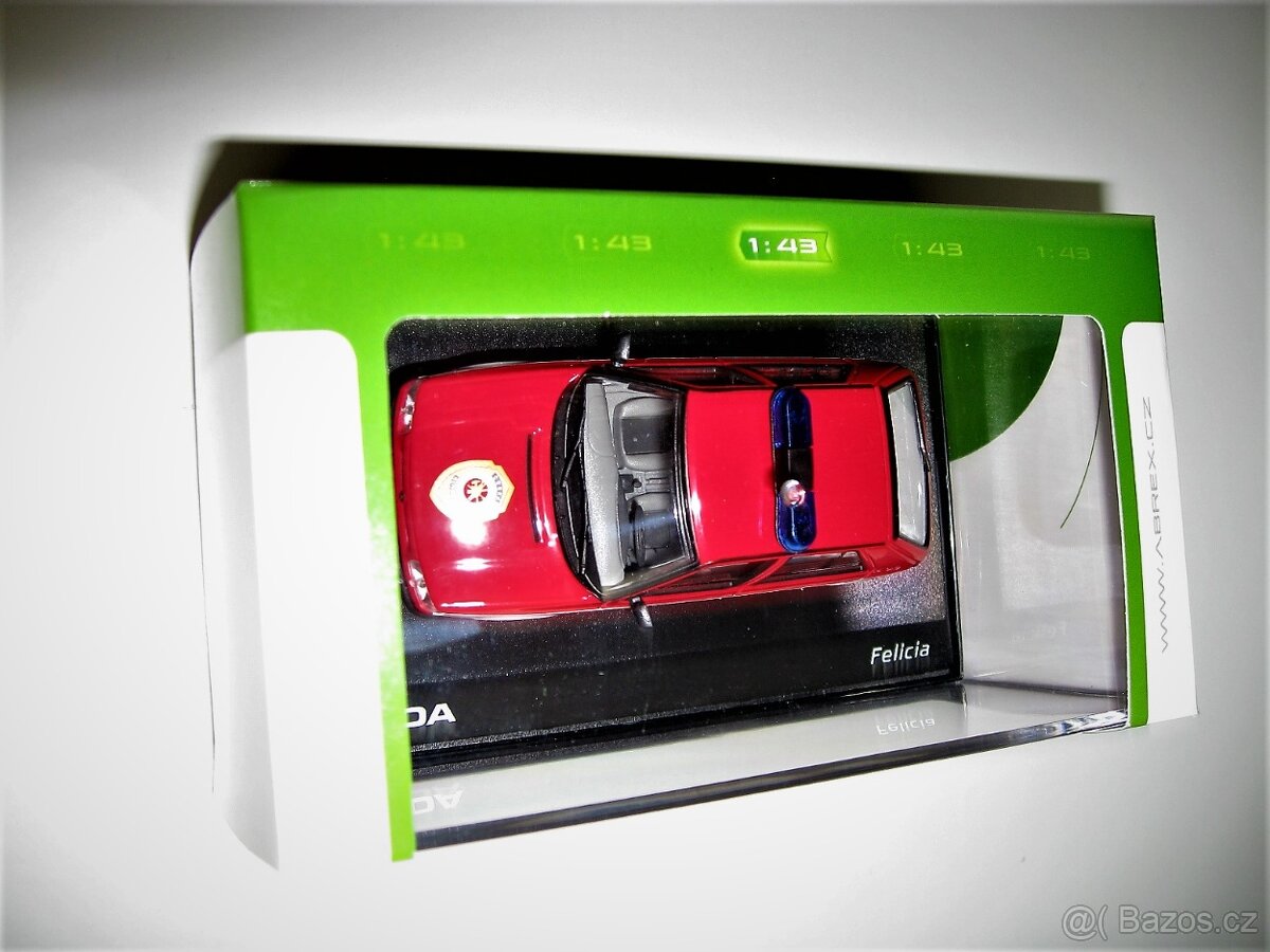 Model ŠKODA Felicia (1994) "HASIČI ČR" Abrex 1/43 - 6