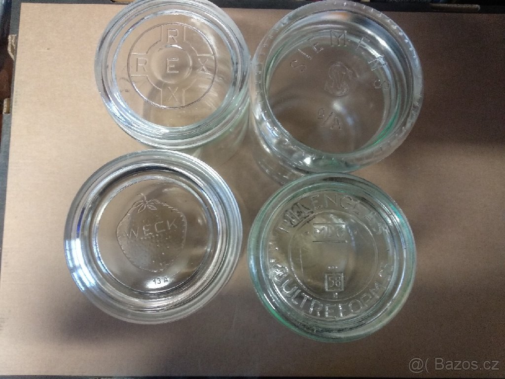 Starožitné zavařovácí sklenice - 6