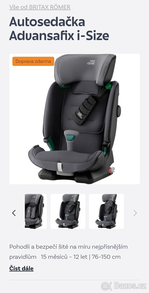 Autosedacka Britax Romer ADVANSAFIX i-SIZE - 6