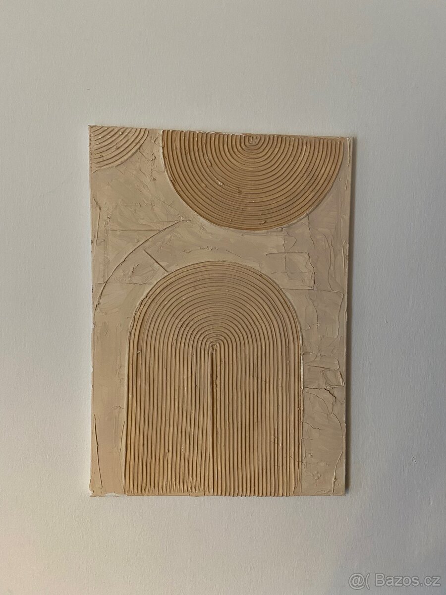 Ručně dělané texturované obrazy - 6