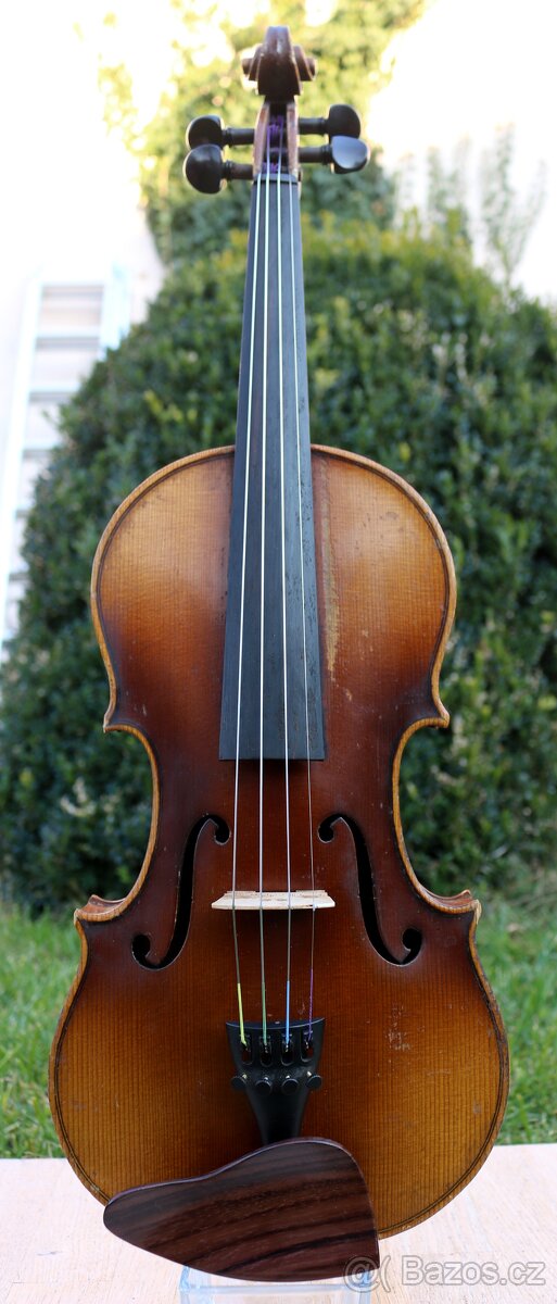 S dobrým zvukem staré celé 4/4 housle - 6