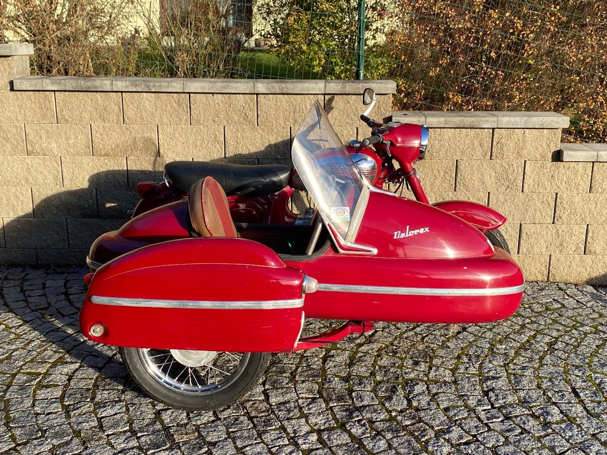 Jawa 250 velorex , sidecar - 6