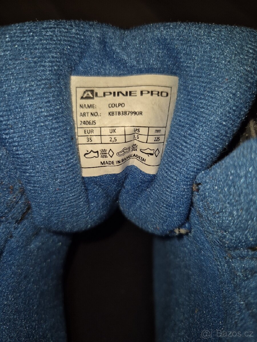 Zimni boty detske Apine Pro velikost 35 - 6