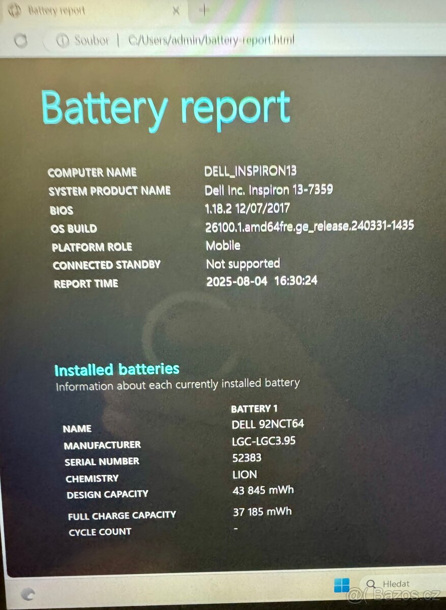 DELL Inspiron 13, 7000 Series, dotykový, WIN 11 - 6