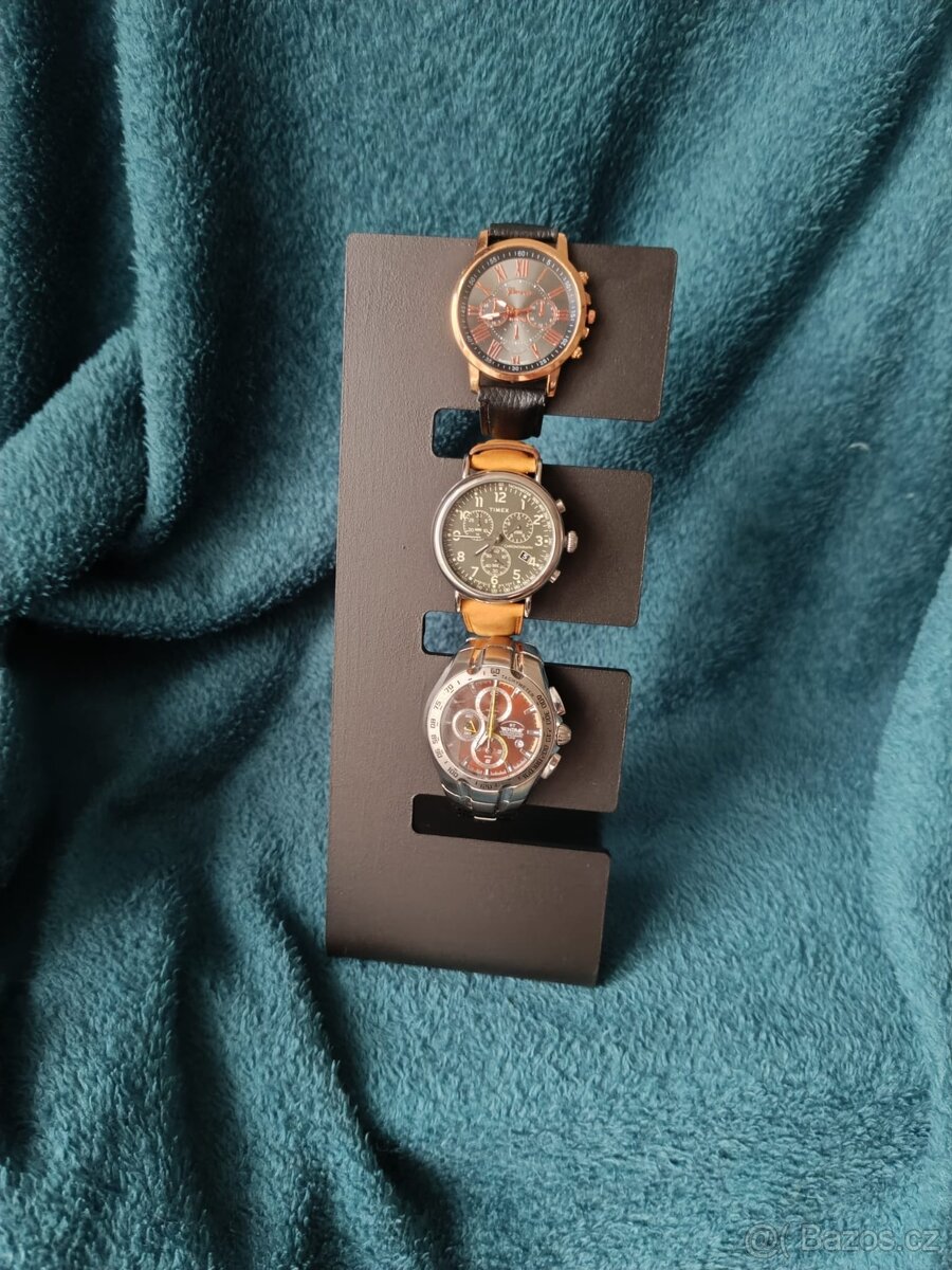 Stojan na hodinky kov černý matný - 6