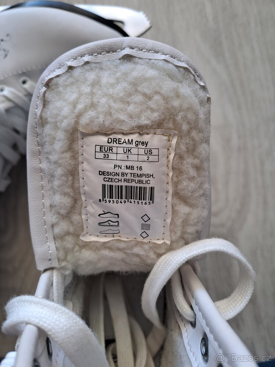 Dětské (dívčí) brusle TEMPISH DREAM, vel. 33/34 - 6