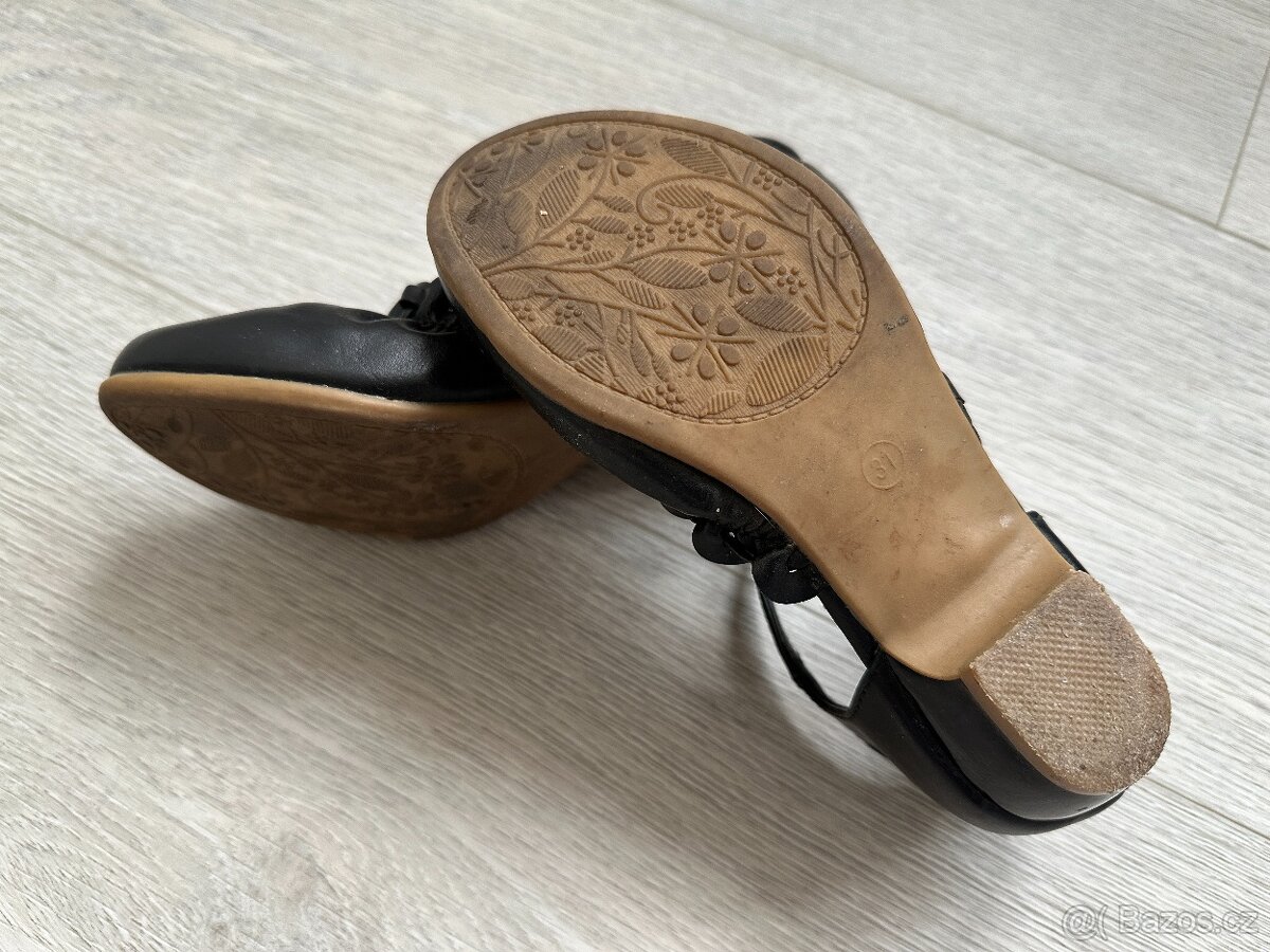 Dívčí černé baleríny John Garfield, vel. 31 - 6