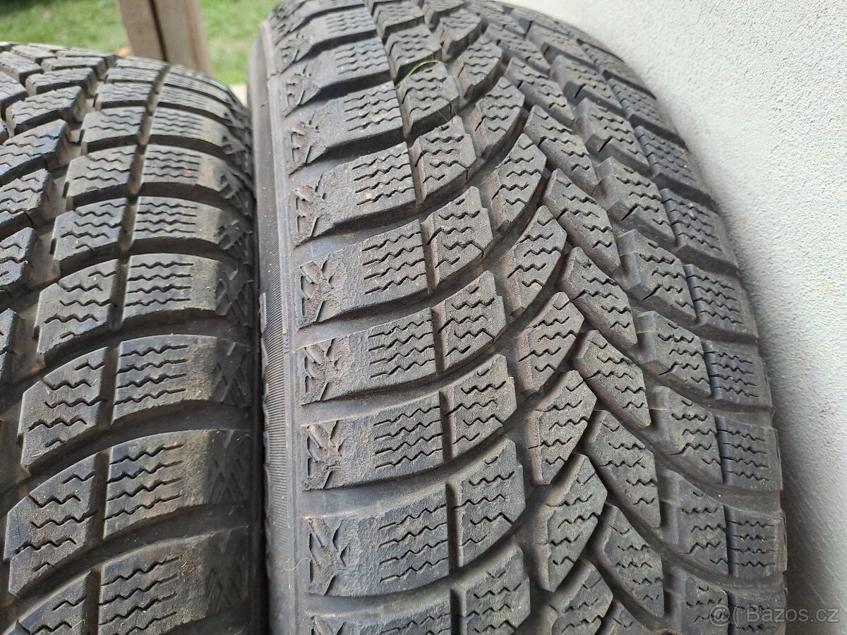 Audi 80 B2 B3 B4 3x zimní kola 195/60 R15. - 6