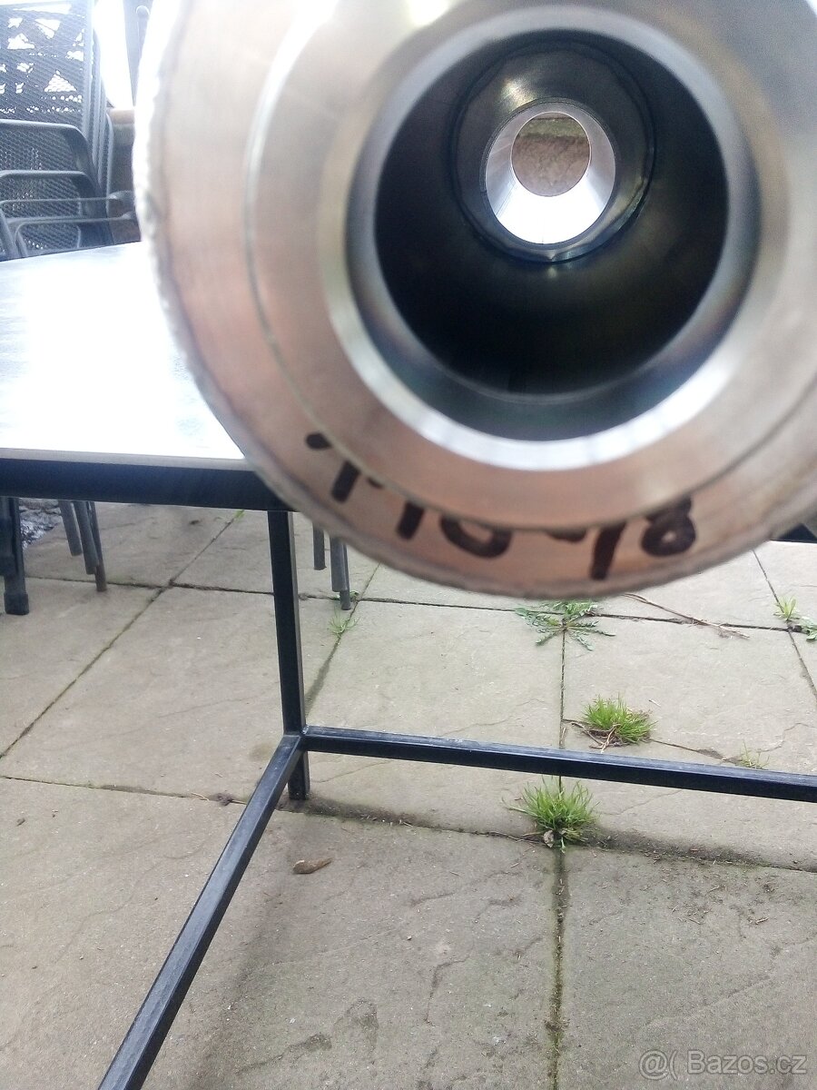 Nerez nádobka s přepadem průměr 101,6mm délka 397mm váha 3kg - 6