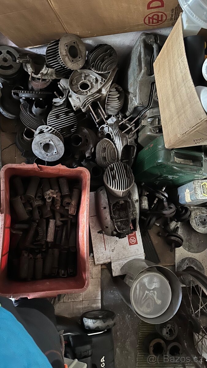 ČZ 125,150c dily - 6