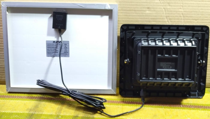 LED reflektor 200W se solárním panelem - 6