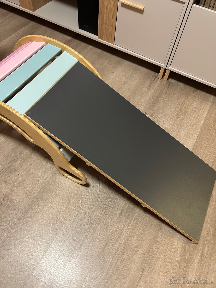 Elis design Montessori duhová houpačka 5v1 - 6