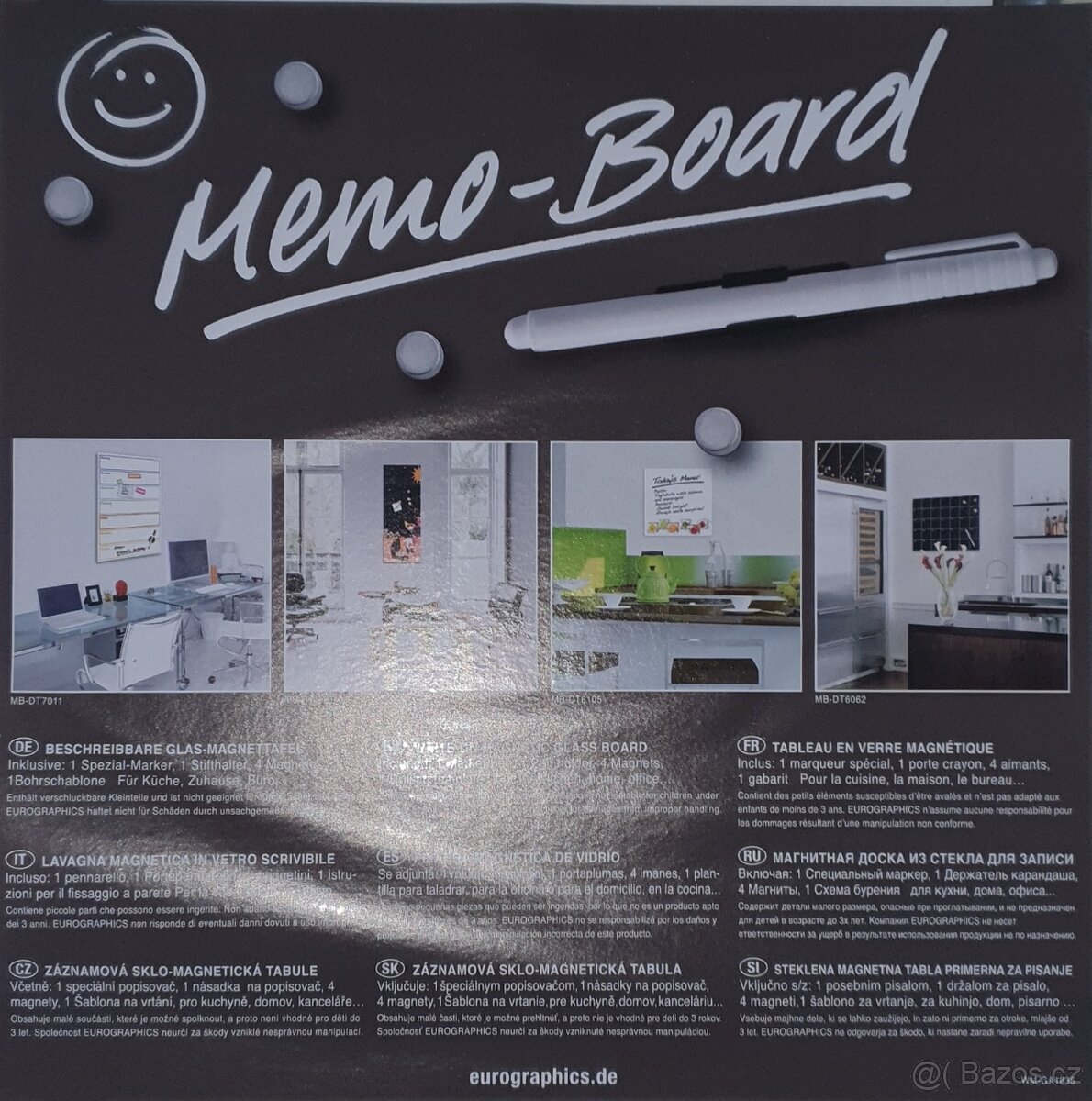 SKLENĚNÁ MAGNETICKÁ TABULE - 6